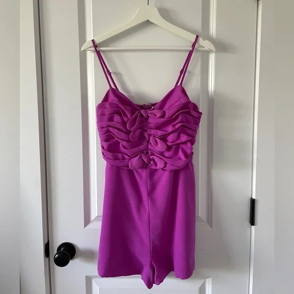LA LA LOVE ME SATIN ROMPER – AKIRA